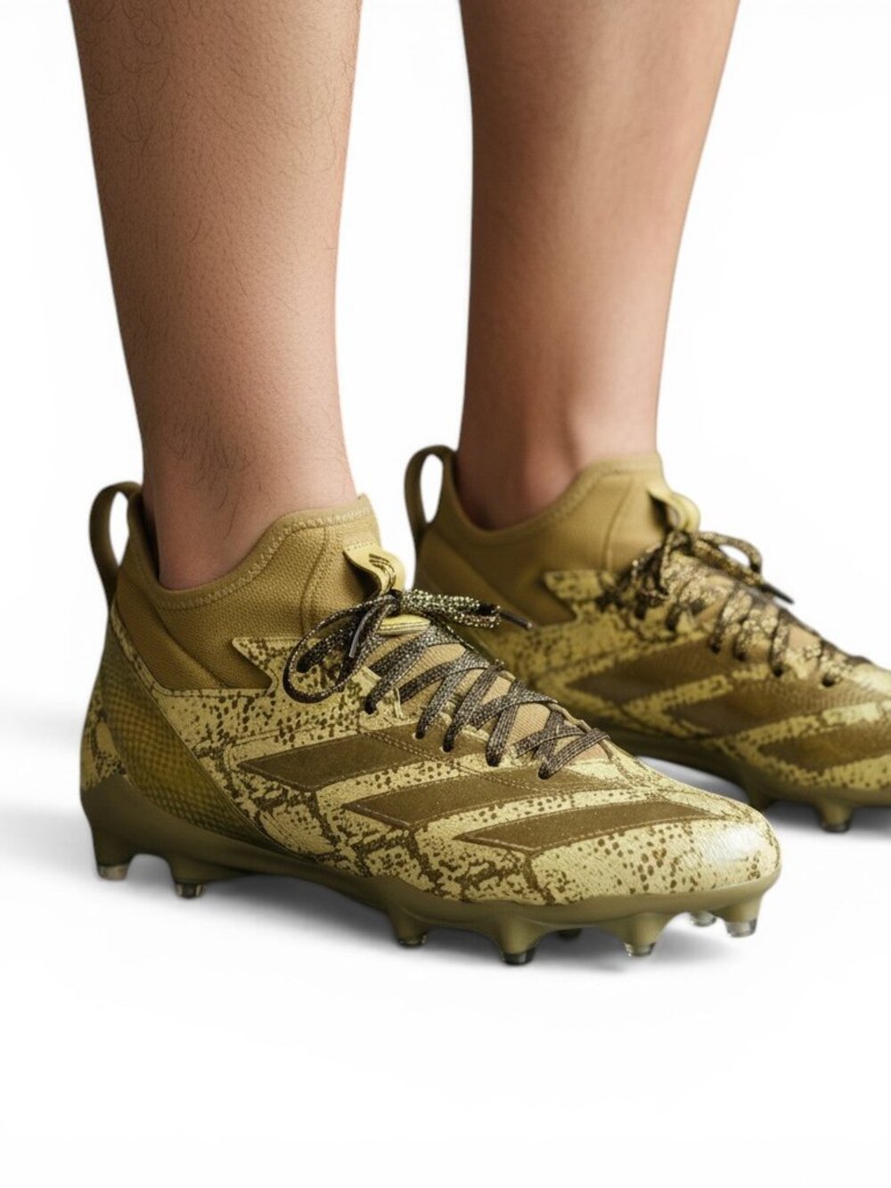 Adidas x Disney Adizero Impact Football Cleats Men's Size 12 Gold Cobra NWT